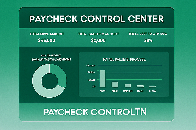 Paycheck Control Center™ — The Ultimate Budget Command Dashboard