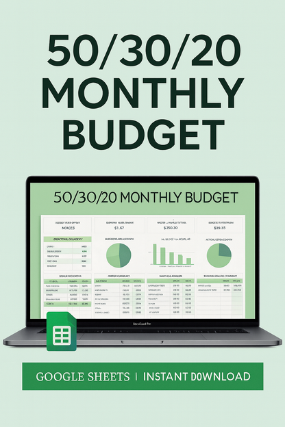 50/30/20 Method Budget System™