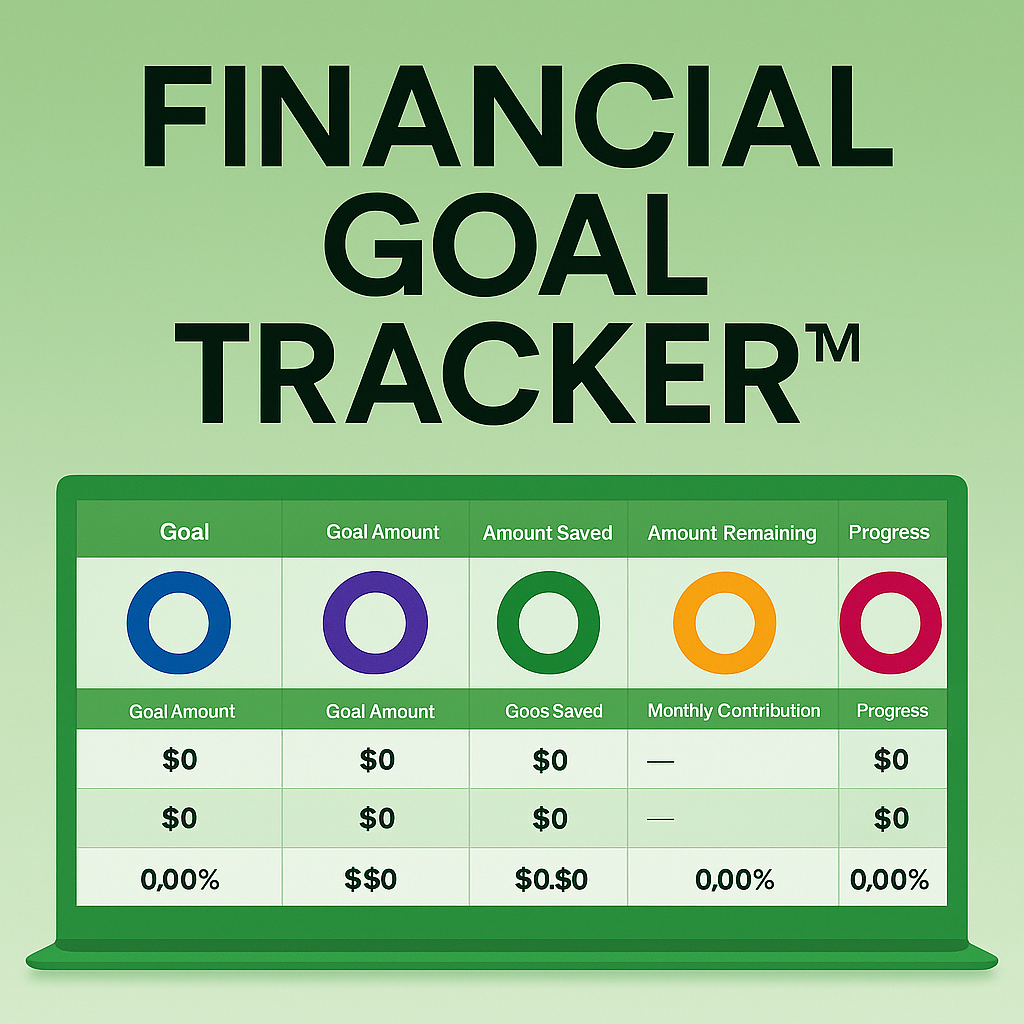 Financial Goal Tracker™ — Set, Plan & Hit Your Money Goals With Precision
