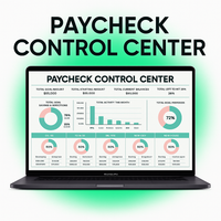 Paycheck Control Center™ — Your All-In-One Budget Dashboard